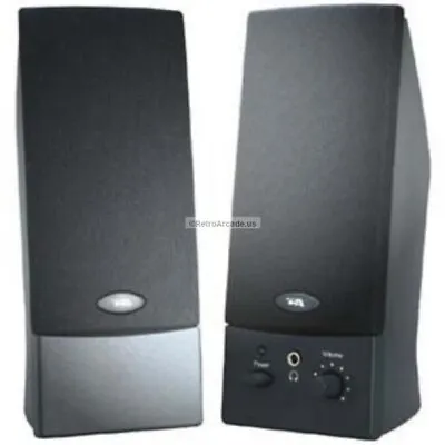 Cyber Acoustics CA-2014 Computer Stereo Speakers With USB & 3.5mm Plug (Black) • $12.99