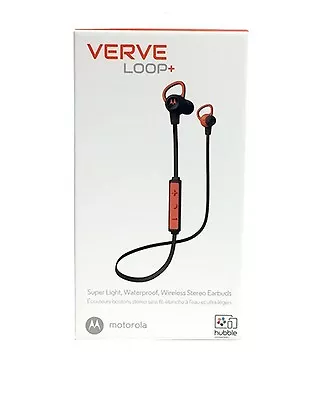 Motorola Verve Loop+ Bluetooth Wireless Stereo Sports Waterproof Earbuds Headset • $38.96