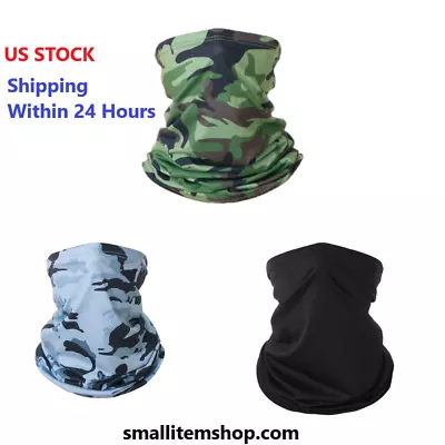 Magic Headband Multicam Camouflage Tactical Neck Warmer Tube Face Cover • $6.99