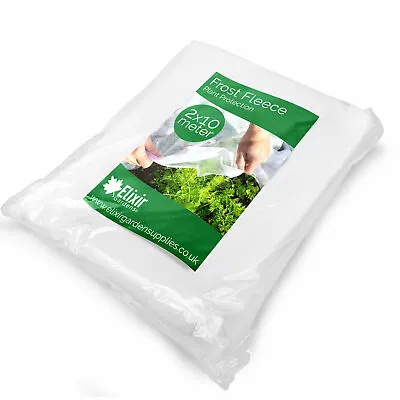 2m X 10m Frost Fleece | Winter Plant & Tree Blanket/Jacket Cold Protection • £7.99