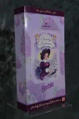 Vintage 1996 Mattel Holiday Traditions Barbie Limited Edition Hallmark Doll  • $24.99