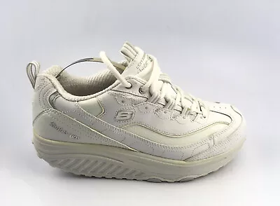 Skechers Women's Shape Ups Metabolize Fitness Work Out Sneaker White 8 US • $26.59