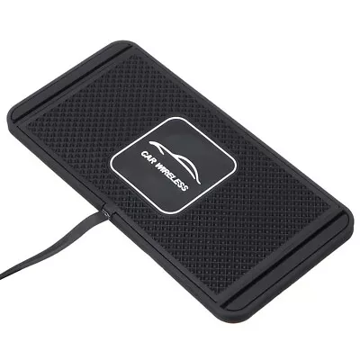 Car Wireless Charger Pad 10W Fast Charging Mat Dasboard Phone Holder Stand USB • $20.60