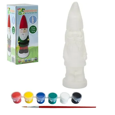 Paint Your Own Gnome Garden Statue - Fun Art / Craft Activity Kit • £6.49