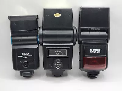 Vivitar 2500 Flash - Vivitar 283 Flash - Sunpak 3000 Flash - Parts Only • $12.52