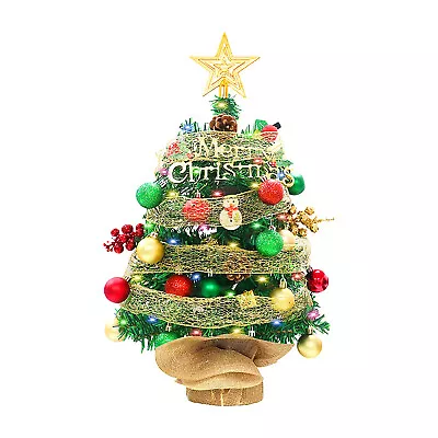 1.5FT  Tabletop Christmas Tree With  Powered  String  R9P6 • $32.84