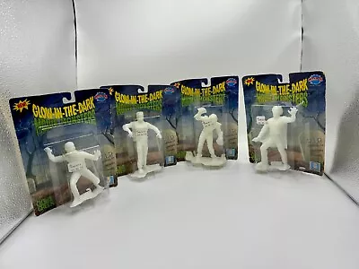 VINTAGE 1990 GLOW IN THE DARK MOVIE MONSTERS LOT Frankenstein Creature Wolf Man • $65