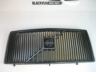 RARE Volvo 240 GLT Euro Market All Black Grille 1247286 Turbo • $127.49