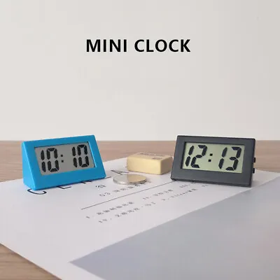 £4.59 • Buy Mini LCD Digital Table Dashboard Desk Clock Desktop Electronic.Clocks UK