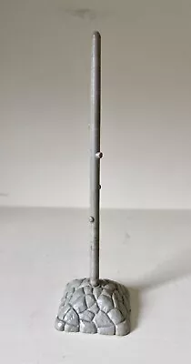 Marx Alamo/battlegroundg/fort Apache Flag Pole W/stacked Stone Base- Very Good • $2.99