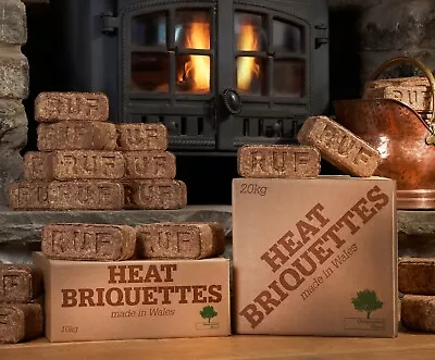  Eco Heat Log Briquettes –Ultra Dry Heat Logs - Up To 4hr Burn Time - Clean Burn • £229.95