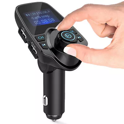 Bluetooth Handfree FM Transmitter For IPhone Cell Phone Car Speaker System Audio • $14.88
