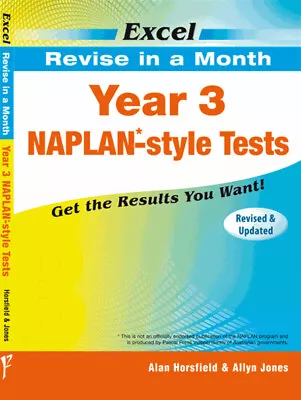 Excel Revise In A Month: NAPLAN-Style Tests Year 3 • $28.95