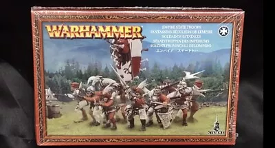 Warhammer Fantasy - GW Citadel - Empire State Troops Cities Of Sigmar OOP RARE • $79.99