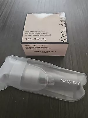 Mary Kay Mineral Powder Foundation .28 Oz Net Wt. Bronze 5  With Brush • $18