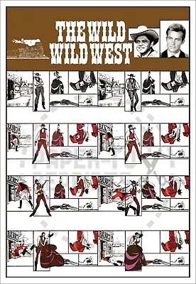 The Wild Wild West Tv Series Poster - Vintage Reprint • $19.95