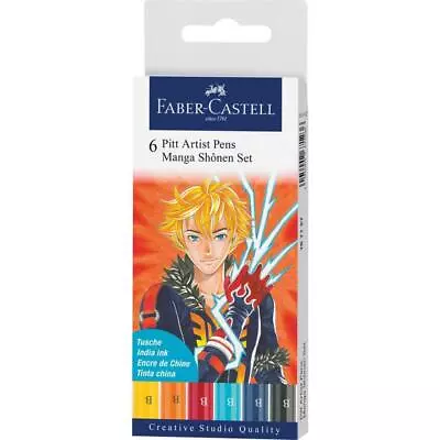 Faber Castell PITT Artist Pens - Manga Shonen Set • $24