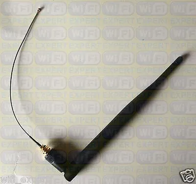 10 X Dual Band WiFi 6dBi Antenna RP-SMA 2.4Ghz 5Ghz With U.Fl Cable Any Length • $39.99