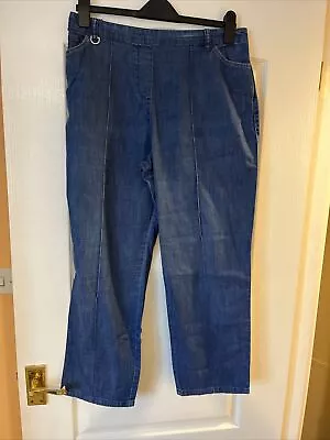 Ladies M&S Classic Blue Jeans Size 14 Short  • £3.99