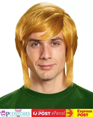 W919 Link The Legend Of Zelda Costume Adult Wig Blonde Hair Gaming Accessory • $31