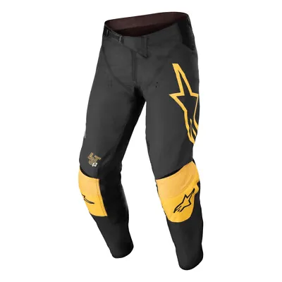Alpinestars Techstar Quadro Black And Yellow MX Off Road Pants Men's Sizes • $33.99