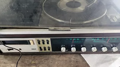 RCA VM6025W Stereo 8 Track Radio Turntable Record Player With Storage • $80