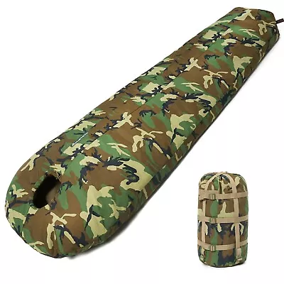 MT Military Modular Rifleman GM Sleeping Bag 2.0 With Bivy Cover Woodland • $139.99