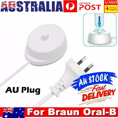 $14.89 • Buy Toothbrush Dock Charger Base For BRAUN ORAL-B 3757 4729 OralB Model AU Plug New