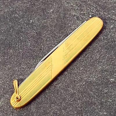 VOOS Knife Made In USA Mini Gents Watch Fob Antique • $29.99