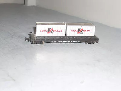 *        N Scale Flatcar New Haven Sea Land • $7.99