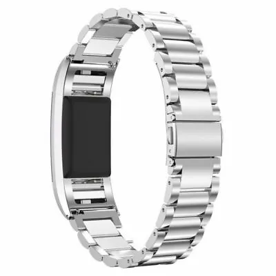 $17.61 • Buy Luxury Stainless Steel Wrist Watch Band Strap Clasp For Fitbit Charge 2 3 4 5