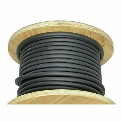 250 MCM Welding Cable Black Jacket (455 Amp) 600V Lengths 25 Feet To 1000 Feet • $360