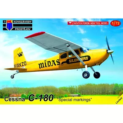 Kovozavody Prostejov 72370 Cessna C-180 Special Markings 1:72 Model Kit • £18.95