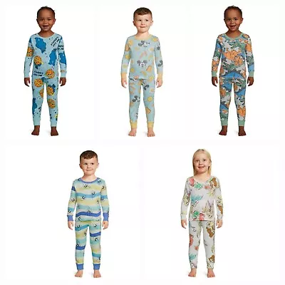 Character Toddler Snug-Fit Long Sleeve 2pc Top & Pants Sleepwear Set: 12M - 18M • $12.99