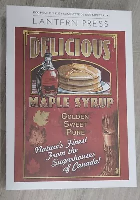 Lantern Press  Maple Syrup  1000 Piece Puzzle New Still Sealed 20  X 27  • $24.99