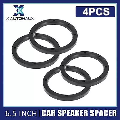 4pcs For 6.5 Inch Car Audio Speaker Spacer Mounting Ring Adapter 145mm ID Hollow • £10.99