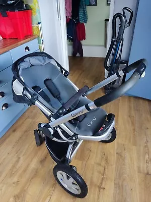 Quinny Baby Kid Stroller In Rocking Black - Good Condition • £21