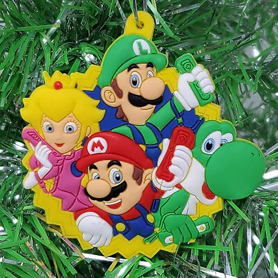 Super Mario Christmas Ornament Featuring Mario Yoshi Luigi And Princess Peach • $7.99