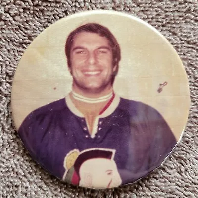 ☆☆☆☆Vintage IHL Muskegon Mohawks Legend Margarit Pinback☆☆☆☆ • $20