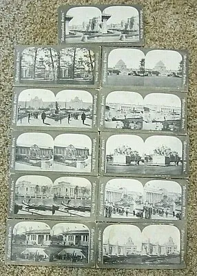 Lot Of Eleven Vintage Stereoview Or Steroscope Cards Two Sided • $20