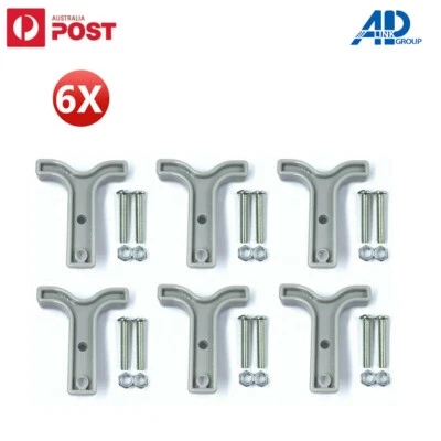 $15.95 • Buy 6x Grey T Bar Handles For 120AMP Anderson Style Plug Connectors Tool 12-24v 6AWG