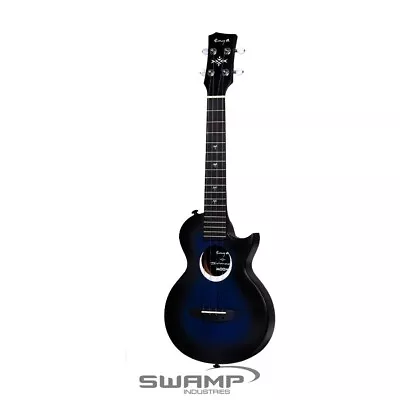 $649.99 • Buy Enya Taimane Moon Signature Tenor Ukulele With AcousticPlus Pickup Blue 4-String