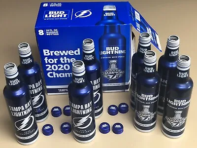 $34.95 • Buy Tampa Bay Lightning BUD LIGHT 2020 STANLEY CUP CHAMPIONS Empty Bottles Bolts Box