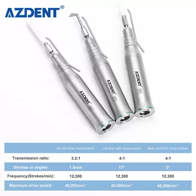 Dental Micro Saw Surgical Handpiece 4:1 Reciprocating Bone Cutting • $163.30