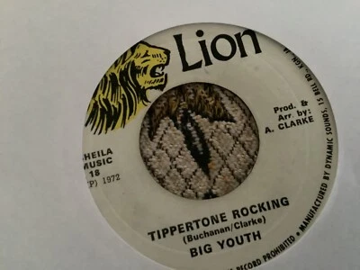 £23.95 • Buy Big Youth , Tippertone Rocking , A Pablo Stardom Version  ,  7” Lion