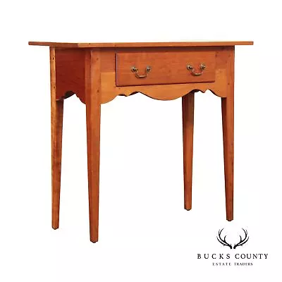 Stephen Von Hohen Bucks County Collection One Drawer Cherry Console Table • $995