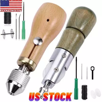 US Stiching Speedy Stitcher Sewing Awl Needle Tool Kit For Leather Sail & Canvas • $18.19