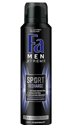 Fa Men Sport Recharge 72 Hour Antiperspirant - 150 Ml • $7.94