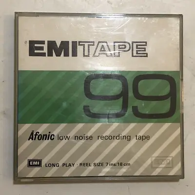 7'' : 18cm  (EMI) Reel Recording Tape  + EMI Library Case • £8