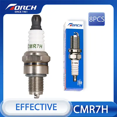 8pcs TORCH CMR7H M10x1 Spark Plug Replacement For NGK CMR5H 7599 Autolite 4194 • $59.64